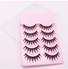 Comic Eye Curly Bushy Perform Soft False Eyelashes 5 Pairs JBH-025