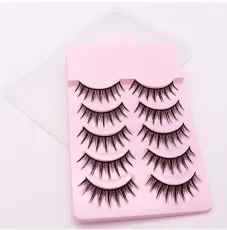 Comic Eye Curly Bushy Perform Soft False Eyelashes 5 Pairs JBH-025
