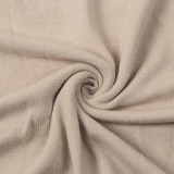 Solid Turtleneck Split Pullover Sweater Top FSXF-F337
