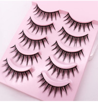 Comic Eye Curly Bushy Perform Soft False Eyelashes 5 Pairs JBH-025