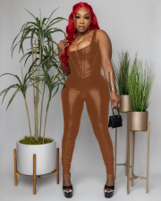 Sexy Sleeveless Tank Top And Pants 2 Piece Sets OMY-80088