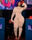 Sexy Flare Sleeve Back Zipper Tight Jumpsuit NM-8398