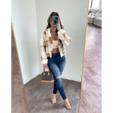 Winter Warm Soft Plush Zipper Short Jacket ASL-6550
