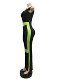 Casual Sleeveless Zipper Jumpsuit MEM-88412