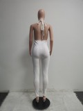 Sexy Sequin Deep V Neck Backless Bandage Jumpsuit ME-Q176