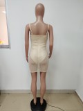 Sexy Mesh Hot Drilling With Breast Pad Club Dress LSD-81097