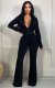 Solid Long Sleeve Two Piece Pants Set LSD-82009