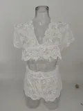Women Lace Sexy Lingerie Nightwear Sets YQ-W418