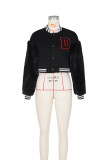 Casual Patchwork Zipper Baseball Jacket ZSD-0445