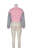 Casual Patchwork Zipper Baseball Jacket ZSD-0445