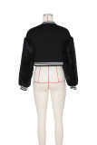 Casual Patchwork Zipper Baseball Jacket ZSD-0445