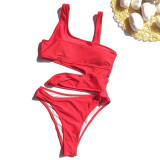 Sexy Hollow Out Bikini One-Piece Swimsuit CASF-8971