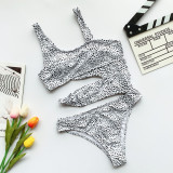 Sexy Hollow Out Bikini One-Piece Swimsuit CASF-8971