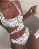 Sexy Hollow Out Bikini One-Piece Swimsuit CASF-8971