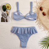 Sexy Ruffled Swimsuit  Two Piece Sets CSYZ-B237