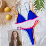 Color Block Sexy Triangle Swimsuit Bikini Sets CSYZ-B186W
