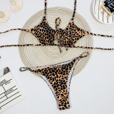 Retro Print Bikini Sexy Two Piece Sets CASF-6027