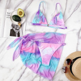 Sexy Tie Dye Swimsuit Bikini CSYZ-B263