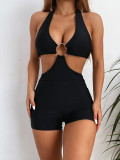 Sexy Halter Neck One-Piece Swimsuit CSYZ-B252W