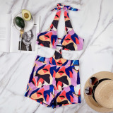 Sexy Halter Neck One-Piece Swimsuit CSYZ-B252W