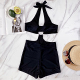 Sexy Halter Neck One-Piece Swimsuit CSYZ-B252W