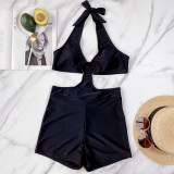 Sexy Halter Neck One-Piece Swimsuit CSYZ-B252W