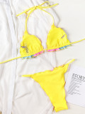 Sexy Splice Swimsuit Two Piece Sets CSYZ-B533K