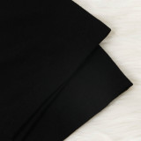 Black Slash Neck Casual Romper NY-8910