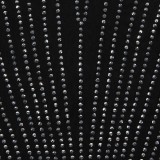 Black Hot Drilling See Through Club Dress NY-8878