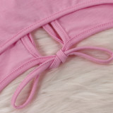 Plus Size Solid Short Sleeve Caslual Romper NY-8904