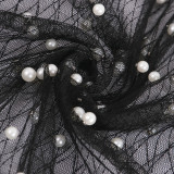 Sexy Mesh Perspective Pearls Two Piece Sets (Without Undergarment)NY-8577