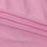 Plus Size Solid Short Sleeve Caslual Romper NY-8904