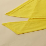 Plus Size Solid Long Sleeve Top+Shorts 2 Piece Sets NY-2012
