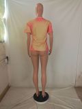 Casual Printed Short Sleeve O Neck T Shirt GCNF-0146