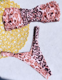 Sexy Solid Bandeau Bikini Two Piece Sets CASF-8979