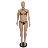 Sexy Printed Bikini 3 Piece Sets GCNF-0128