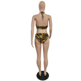 Sexy Printed Bikini 3 Piece Sets GCNF-0128