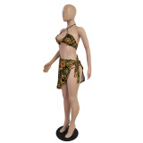 Sexy Printed Bikini 3 Piece Sets GCNF-0128