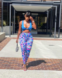 Pre Order: About 7 work days shipping Sexy Printed Vest Top And Pants 2 Piece Sets YUEM-66989