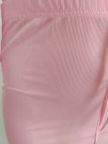 Plus Size Solid Color Cropped Top And Skirt Two Piece Set GDYF-6947