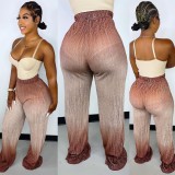 Gradient Print Fashion Casual Pants GDYF-6940
