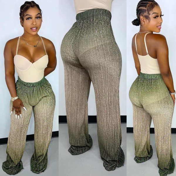 Gradient Print Fashion Casual Pants GDYF-6940