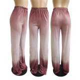 Gradient Print Fashion Casual Pants GDYF-6940