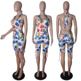 Sexy Halter Backless Bandage Romper GCNF-0010