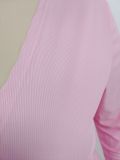 Plus Size Solid Color Cropped Top And Skirt Two Piece Set GDYF-6947