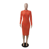 Sexy Swimsuit Solid Color Mesh Two Piece Set GDYF-6987
