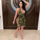 Sexy Halter Backless Bandage Romper GCNF-0010