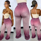 Gradient Print Fashion Casual Pants GDYF-6940