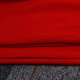 Plus Size Letter Print Short Sleeve Maxi Dress BMF-Z003B