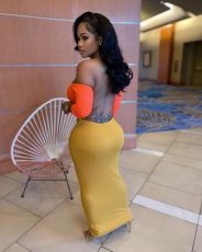 Sexy Patchwork Backless Bodycon Maxi Dress BDF-8121